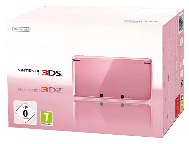 Nintendo 3DS Pearl Pink box art for Nintendo 3DS